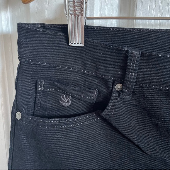 Gloria Vanderbilt Amanda Jeans Women’s 14 Short Black Chic Casual Straight Soft - Picture 4 of 11